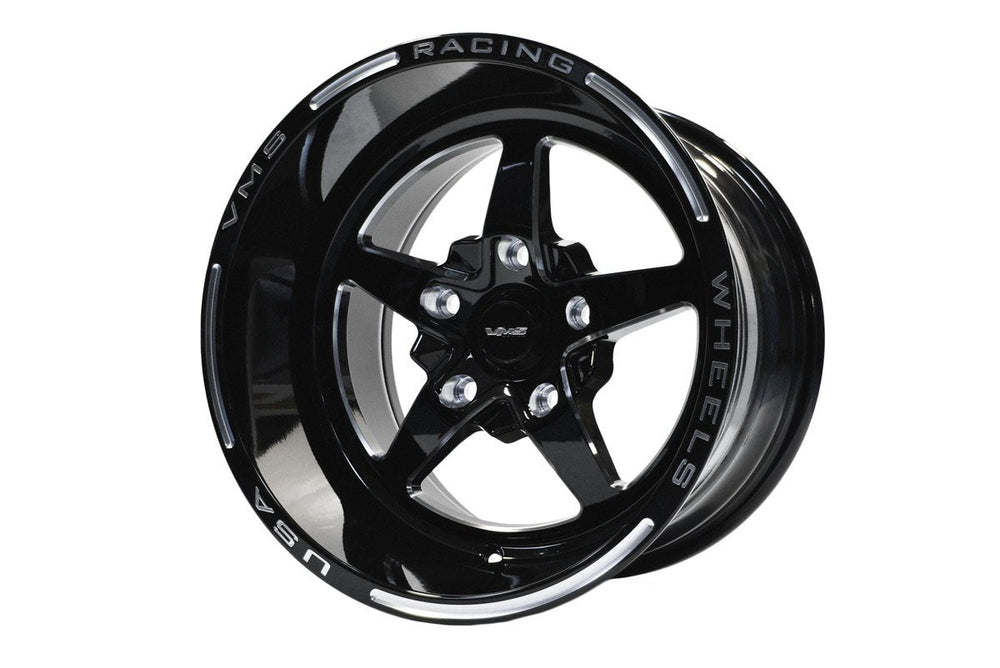 VMS Racing Street Or Drag Race 5 Lug V Star 5 Spoke Wheel Rim 15X10 5X114.3 (5X4.5